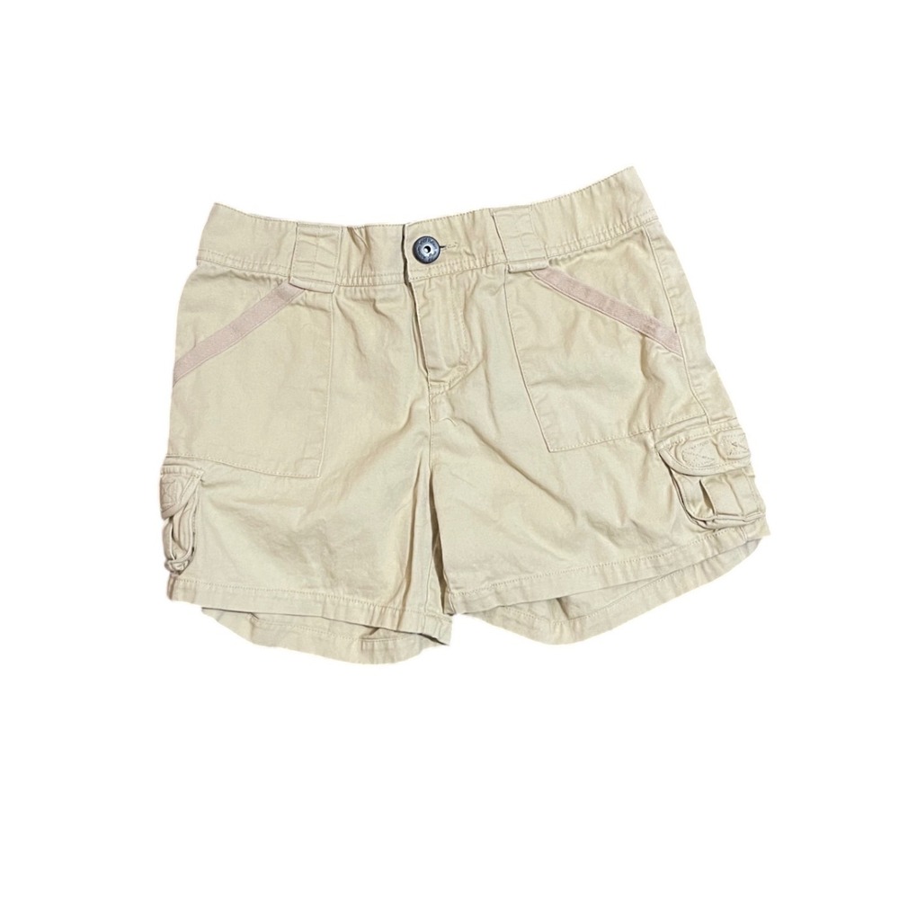 Ruff Hewn Khaki Cargo Shorts Tan Size 4 Utility Gorpcore Safari